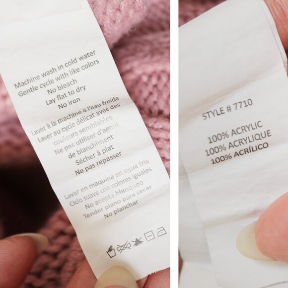 Dusty Pink Off the Shoulder Sweater 🌸 REVAMPED - Picture 6 of 6